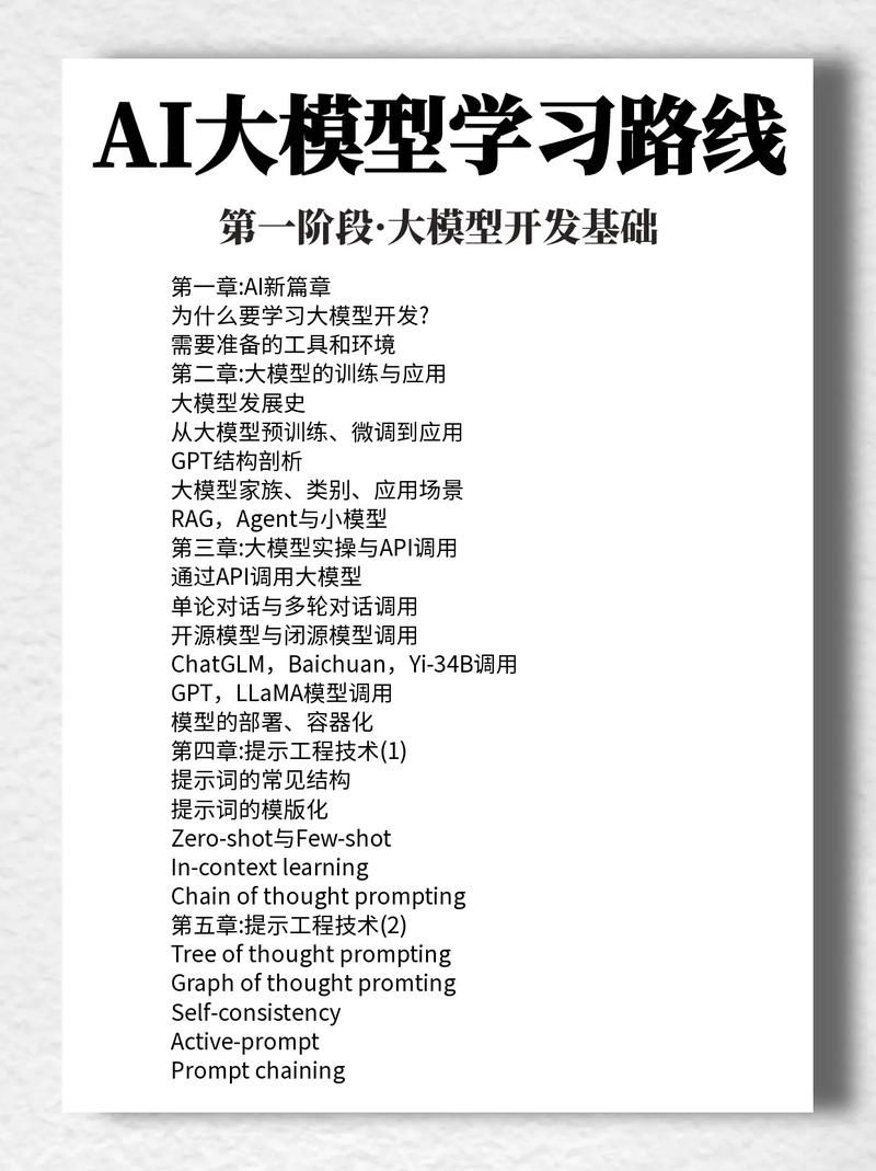 一个好的ai大模型需要什么知识